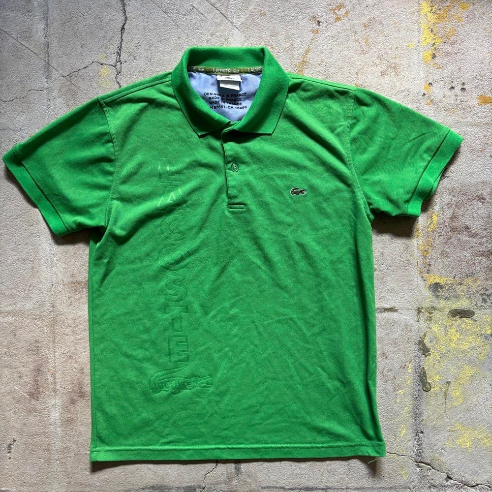 Lacoste Green Made in France Polo Shirt - Size 4